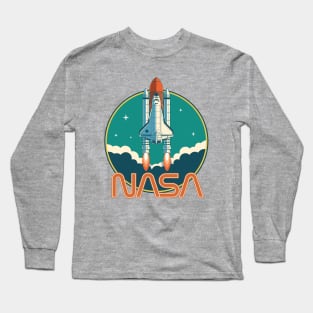 NASA Retro Vintage Space Logo Long Sleeve T-Shirt